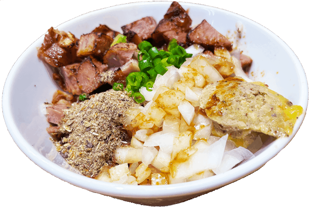 ニボバタチャーシュー丼